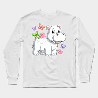 Dear Hippo Long Sleeve T-Shirt